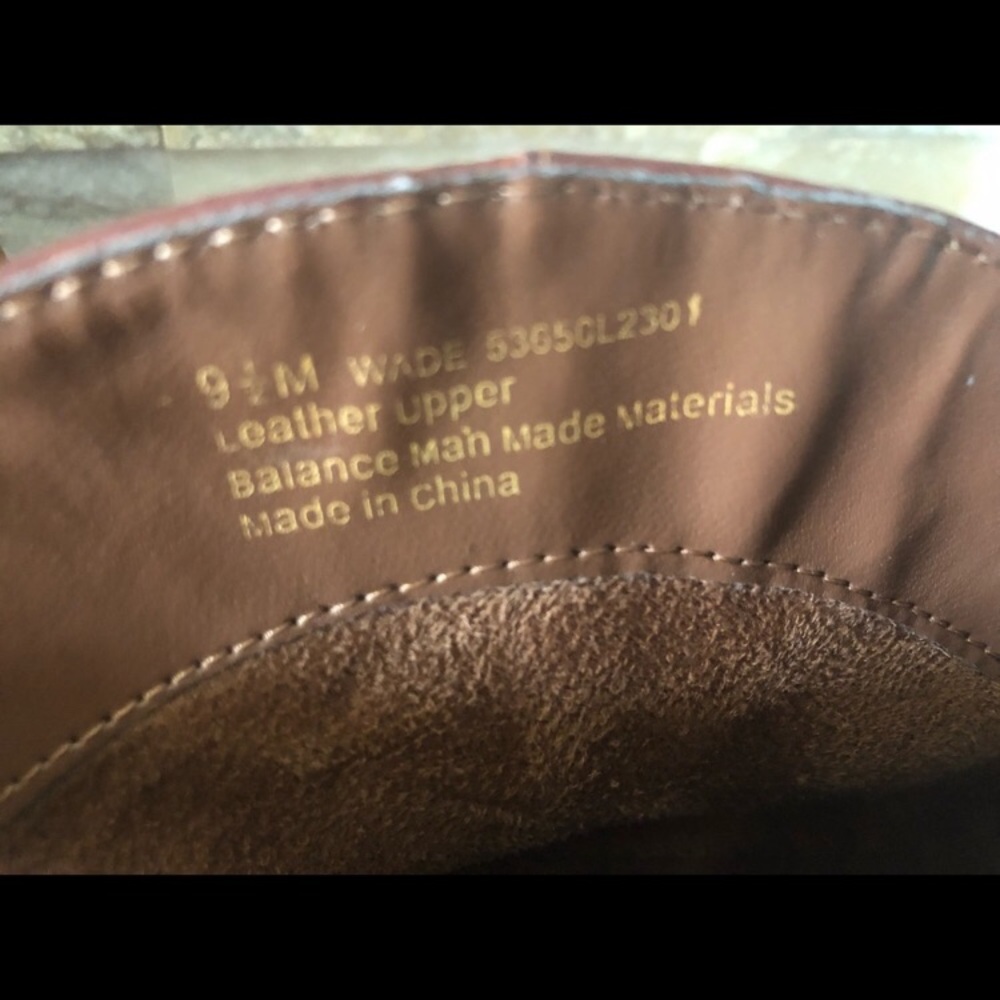 Franco Sarto Genuine Leather Western Short Harness Cowgirl Boots Cognac brown - Picture 4 of 16